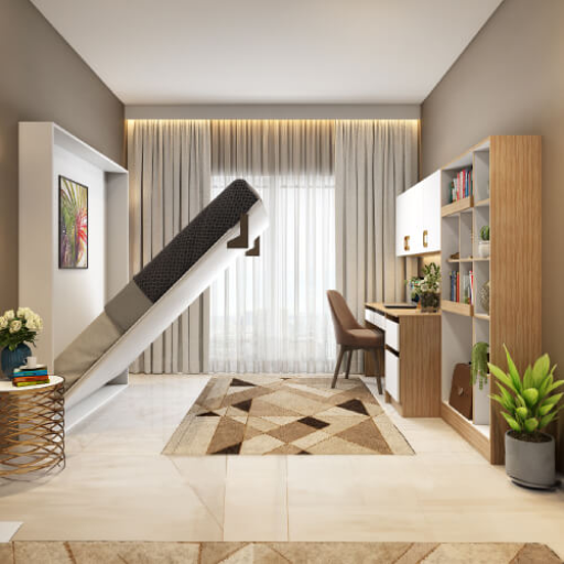 a murphy bed that doubles up as sofa